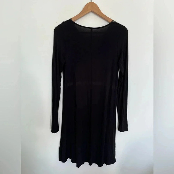 Pentagone Black V-Neck Knee-Length  Babydoll Dress size medium - Picture 3 of 5